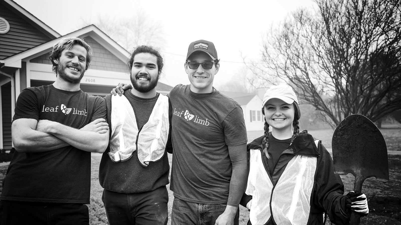 Leaf & Limb employees working together