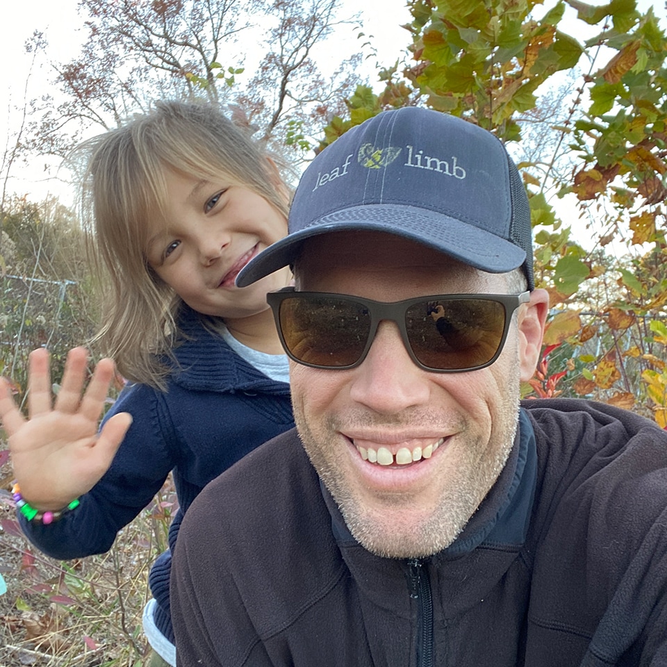 Going to work with your parents is pretty cool when you get to visit a Pocket Forest in the fall!